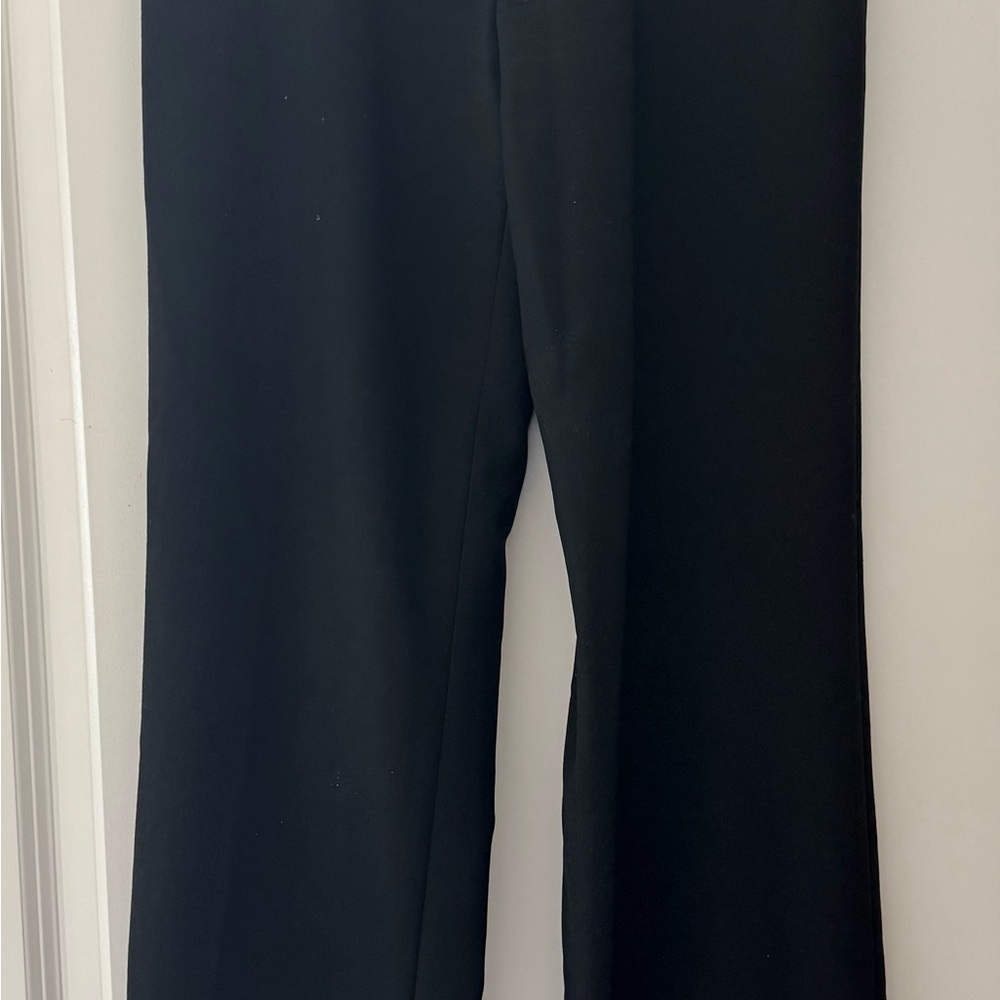 Ann Taylor Black Wide Leg Trousers